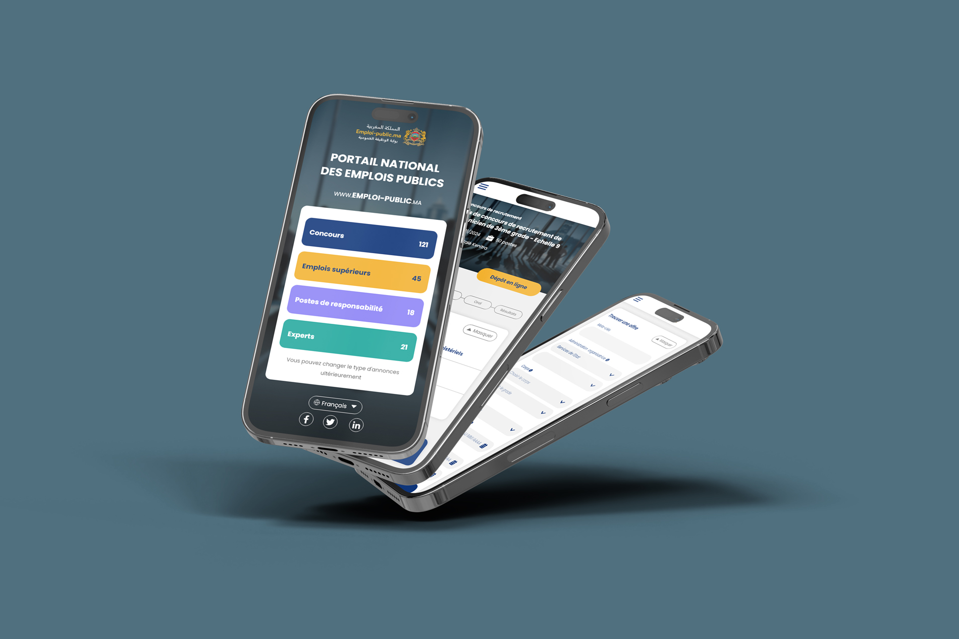 Emploi Public application mobile
